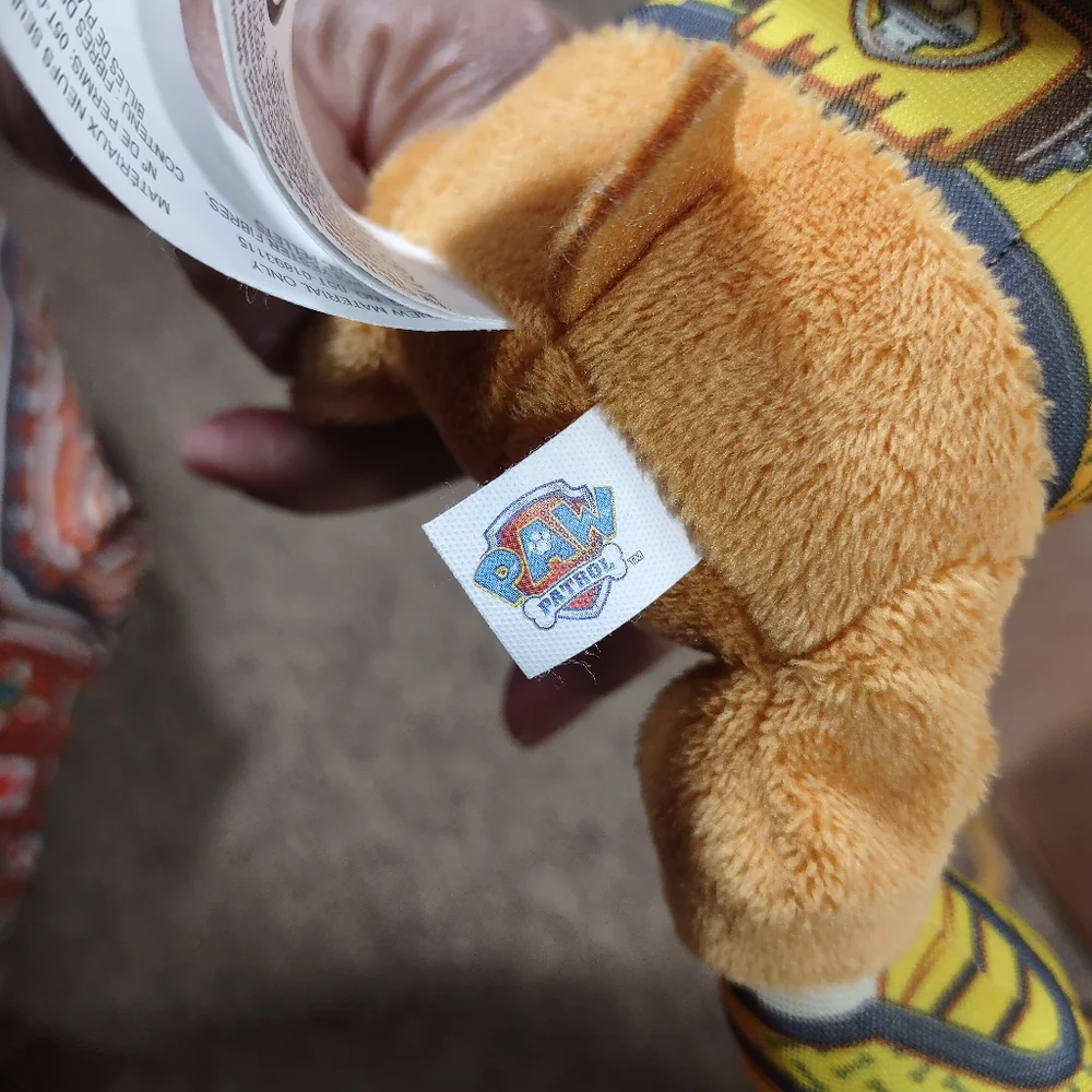 ✓Paw Patrol Rubble Nickelodeon, Bulldog Plush  7in - Picture 11 of 13